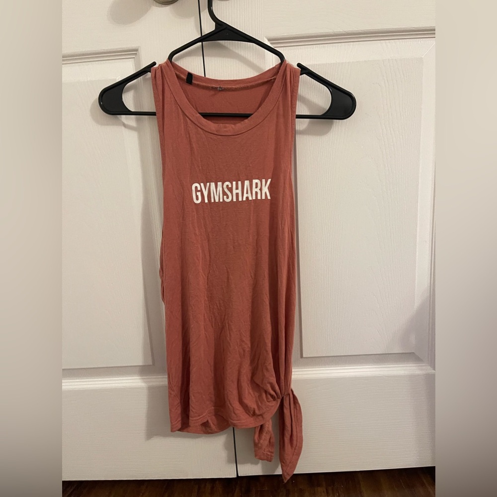 Rose Pink Gymshark Tie Tank, Womens size M